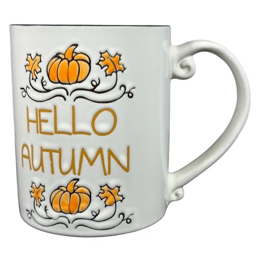 Hello Autumn Pumpkins And Leaves Mug Spectrum Designz (Copy)