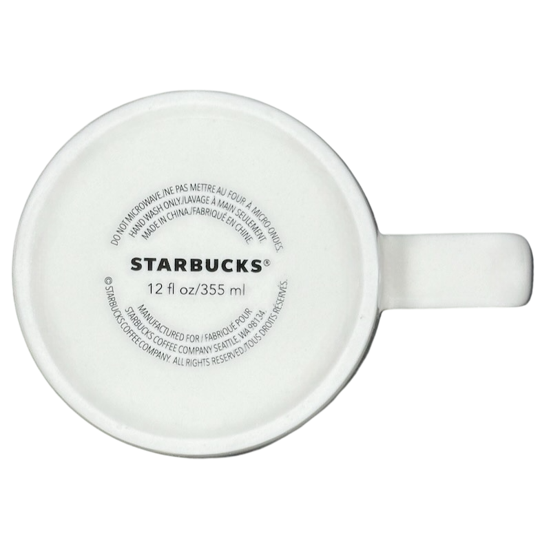 Siren Anniversary Collection Square Handle 12oz Mug 2017 Starbucks