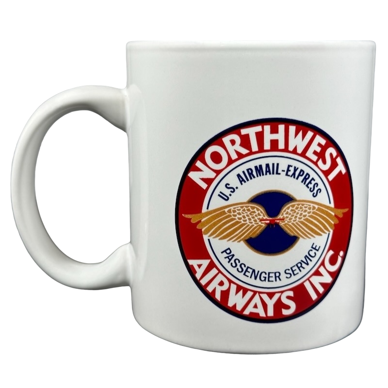 Northwest Airways INC. U.S. Airmail-Express Passenger Service Logo Mug