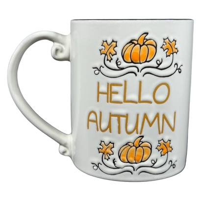 Hello Autumn Pumpkins And Leaves Mug Spectrum Designz (Copy)