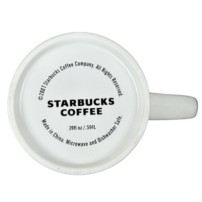 Venti Siren With Rolled Rim Tall White 20 oz Mug 2007 Starbucks