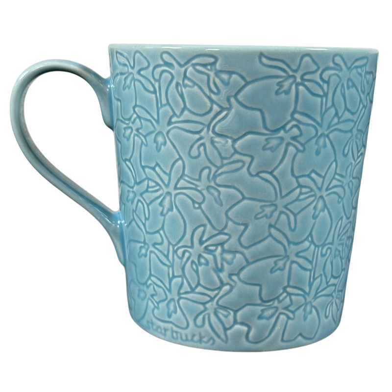Design House Stockholm Embossed Floral 16oz Mug 2010 Starbucks