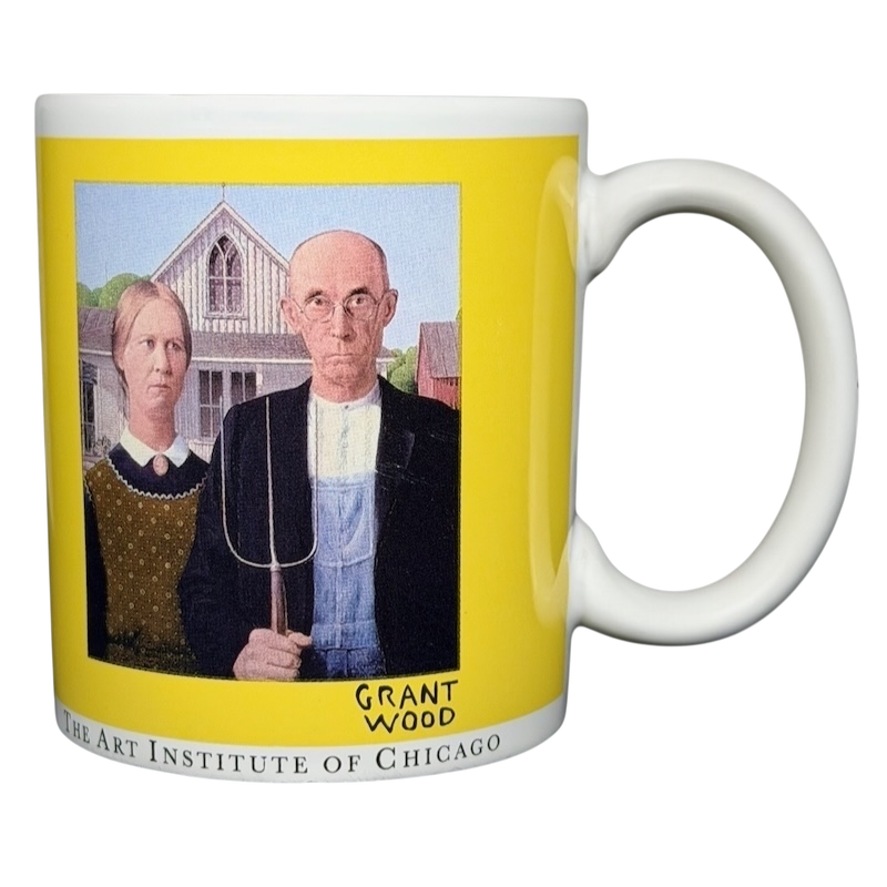 Grant Wood “American Gothic” The Art Institute of Chicago Mug
