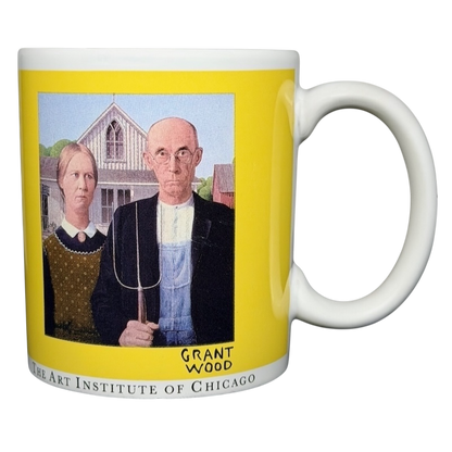 Grant Wood “American Gothic” The Art Institute of Chicago Mug