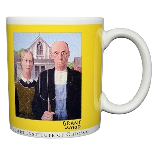 Grant Wood “American Gothic” The Art Institute of Chicago Mug