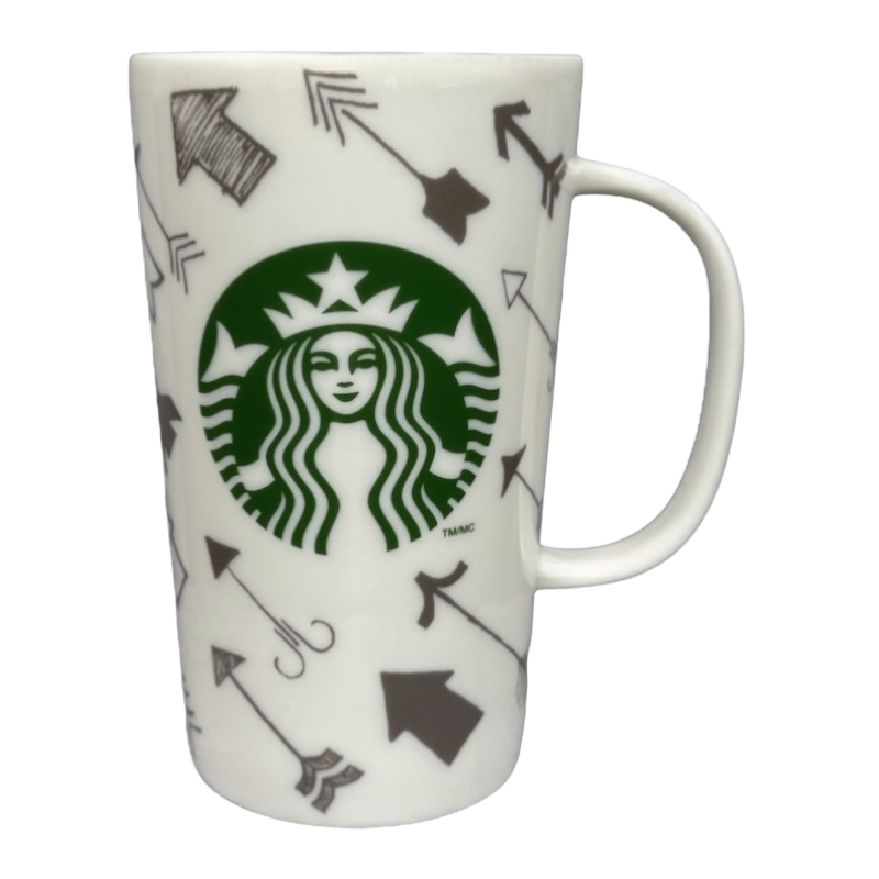 Valentine's Siren Cupid Arrows Heart 16oz Mug 2014 Starbucks