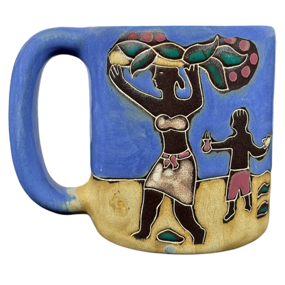 People Gathering FIsh Mug Mara Mexico