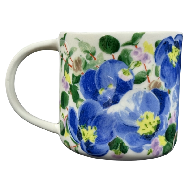 Dawn Letter "M" Monogram Initial Floral Mug Anthropologie