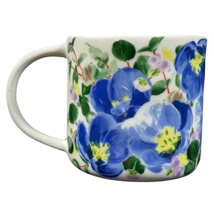 Dawn Letter "M" Monogram Initial Floral Mug Anthropologie