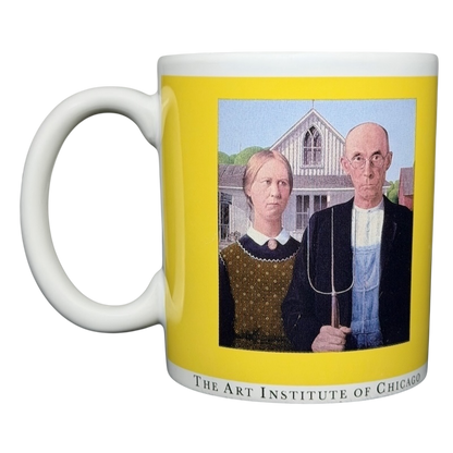 Grant Wood “American Gothic” The Art Institute of Chicago Mug