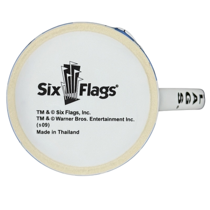 Bugs Bunny Looney Tunes 3D Embossed Six Flags Mug Warner Brothers