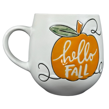 Hello Fall Pumpkin Mug Prima Design