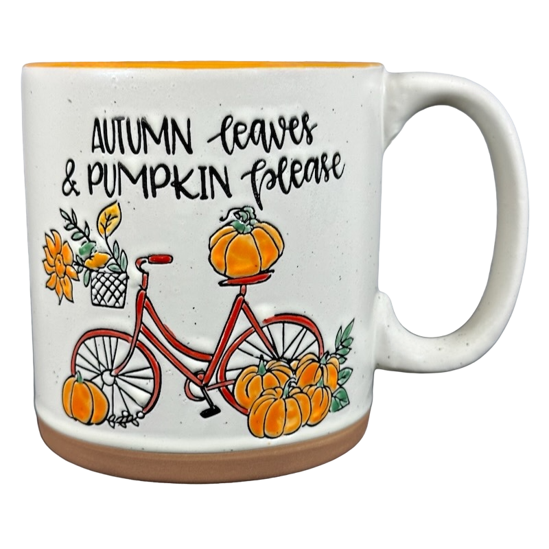 Autumn Leaves & Pumpkin Please Mug Spectrum Designz