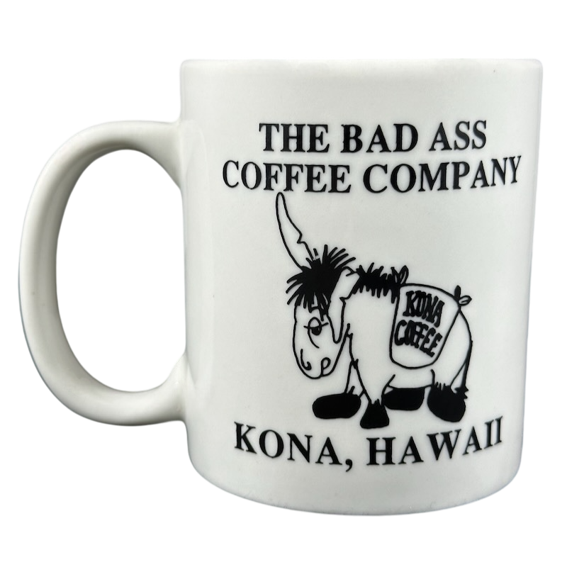 The Bad Ass Coffee Company Kona Hawaii Mug