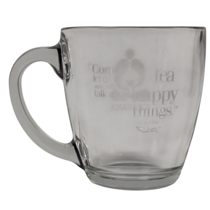 Come Let Us Have Some Tea Glass Mug Starbucks Teavana