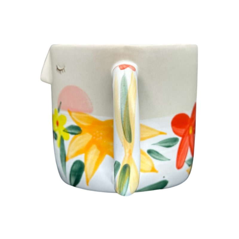 Fotini Tikkou Visage Floral Face Design Mug Anthropologie