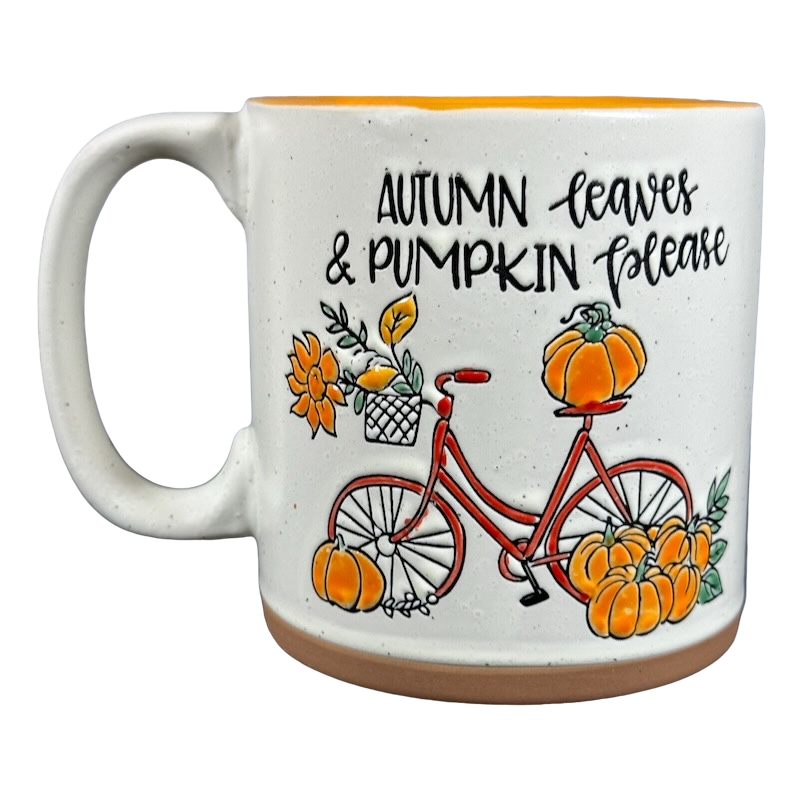 Autumn Leaves & Pumpkin Please Mug Spectrum Designz