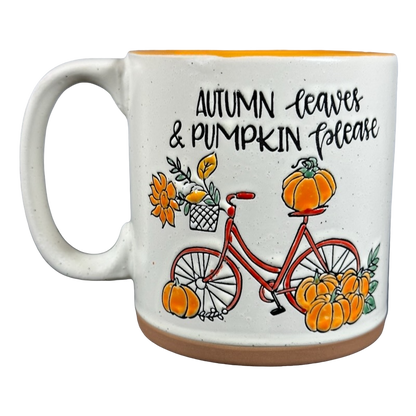 Autumn Leaves & Pumpkin Please Mug Spectrum Designz