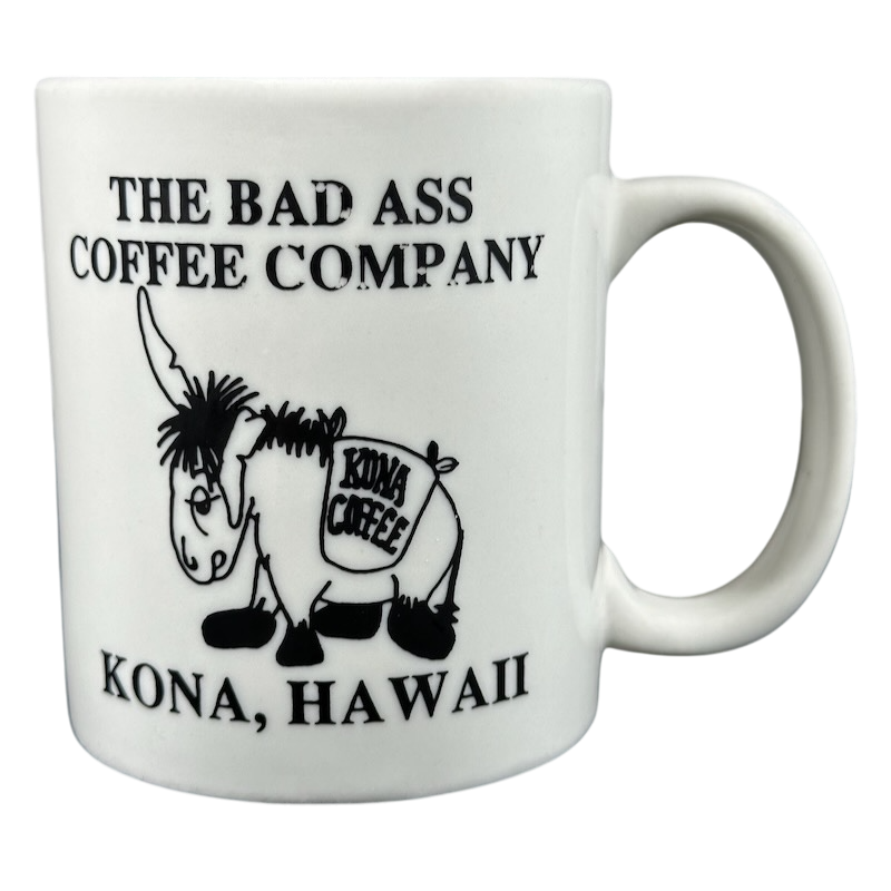 The Bad Ass Coffee Company Kona Hawaii Mug