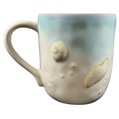 Seaside Blue Beige Embossed 3D Mug Sonoma