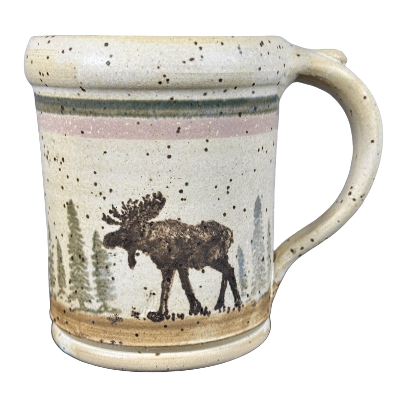 Moose Pottery Mug Dakota Stoneware