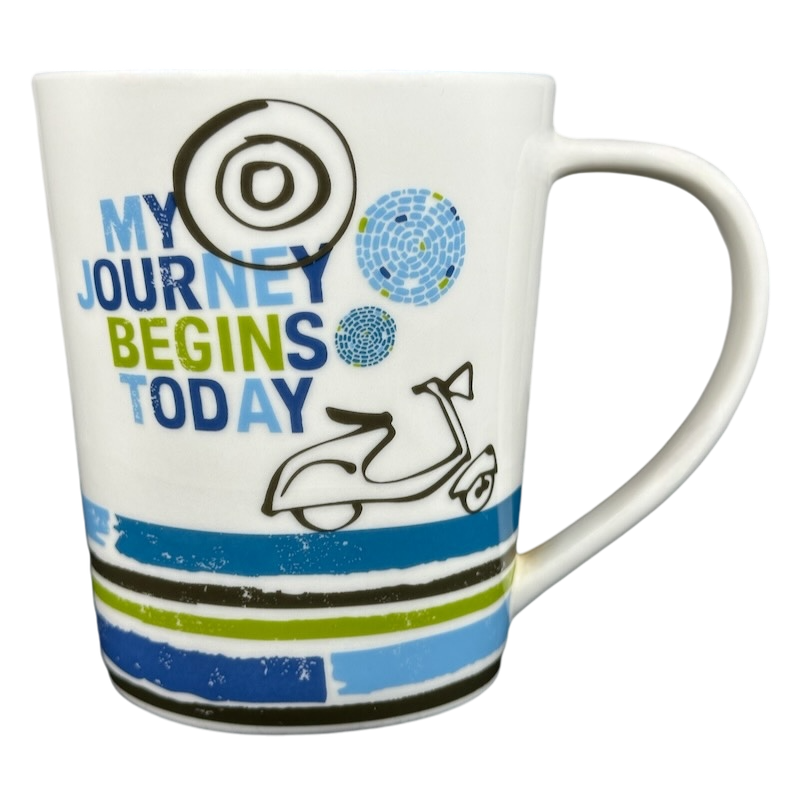 My Journey Begins Today Scooter 14oz Mug 2008 Starbucks