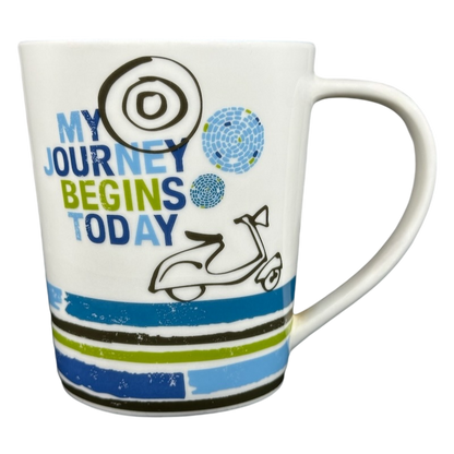 My Journey Begins Today Scooter 14oz Mug 2008 Starbucks