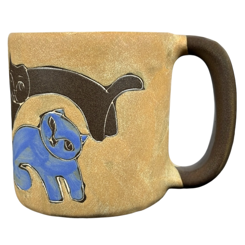 Five Cats Tan Mug Mara Mexico