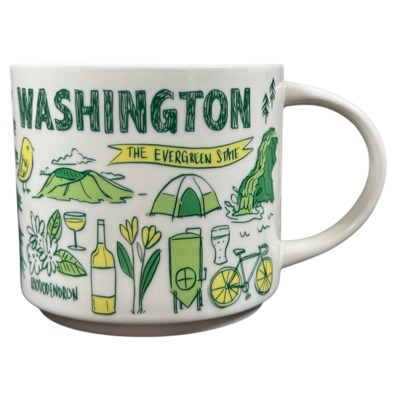 Been There Series Across The Globe Collection Washington 14oz Mug 2018 Starbucks