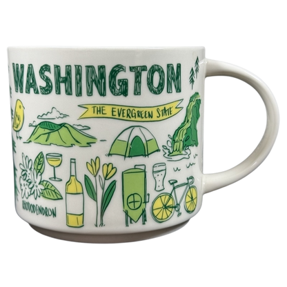 Been There Series Across The Globe Collection Washington 14oz Mug 2018 Starbucks