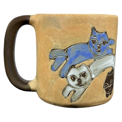 Five Cats Tan Mug Mara Mexico