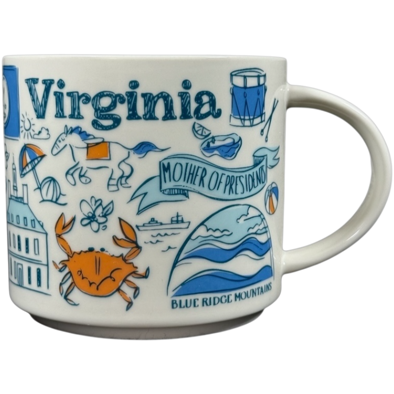 Been There Series Across The Globe Collection Virginia 14oz Mug 2019 Starbucks
