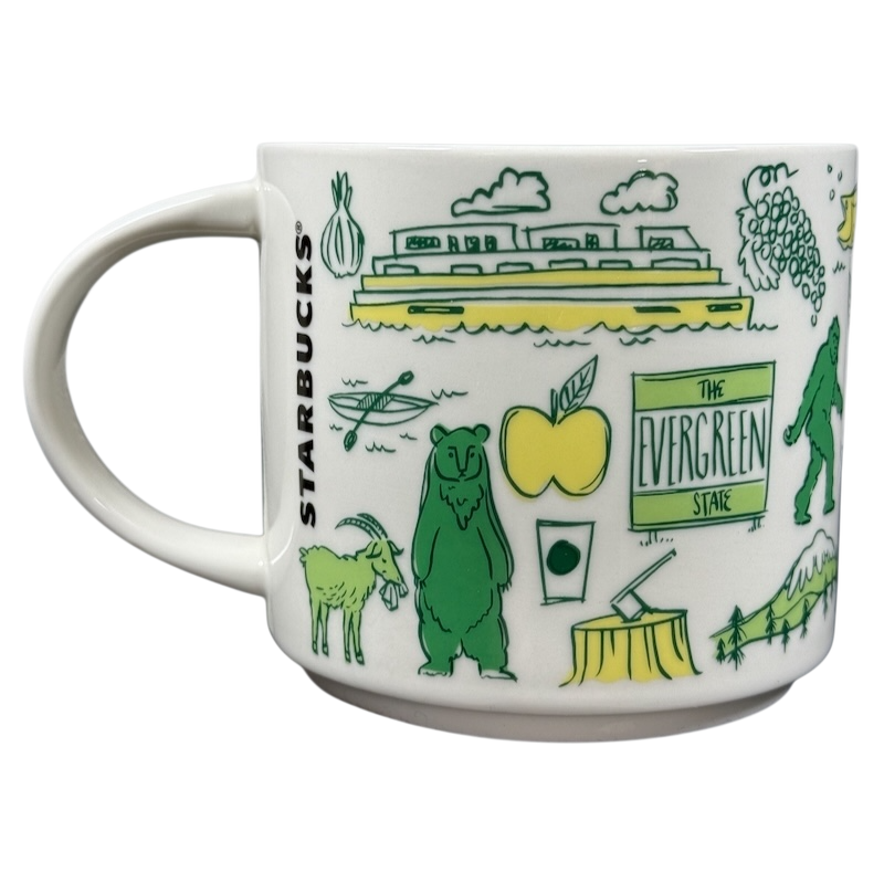 Been There Series Across The Globe Collection Washington 14oz Mug 2018 Starbucks