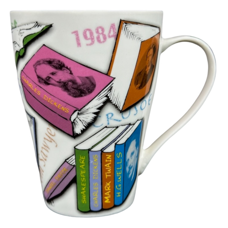 Literary Titles & Famous Authors Novel-Tea Mug Paul Cardew