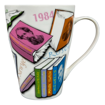 Literary Titles & Famous Authors Novel-Tea Mug Paul Cardew