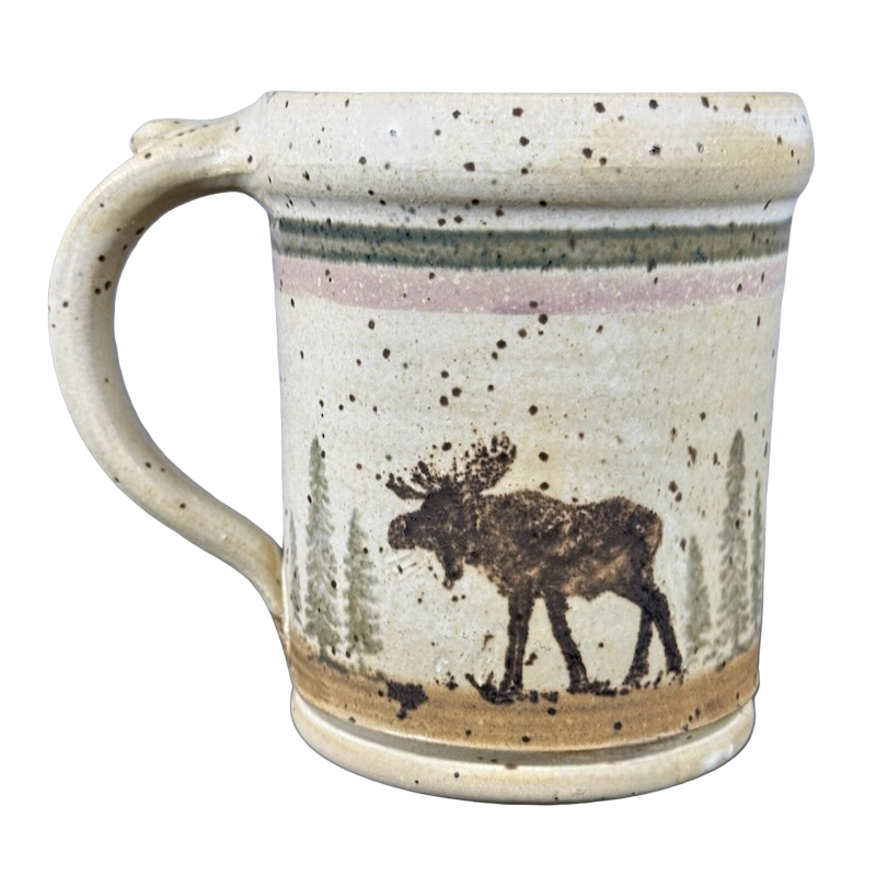 Moose Pottery Mug Dakota Stoneware