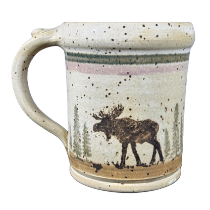 Moose Pottery Mug Dakota Stoneware