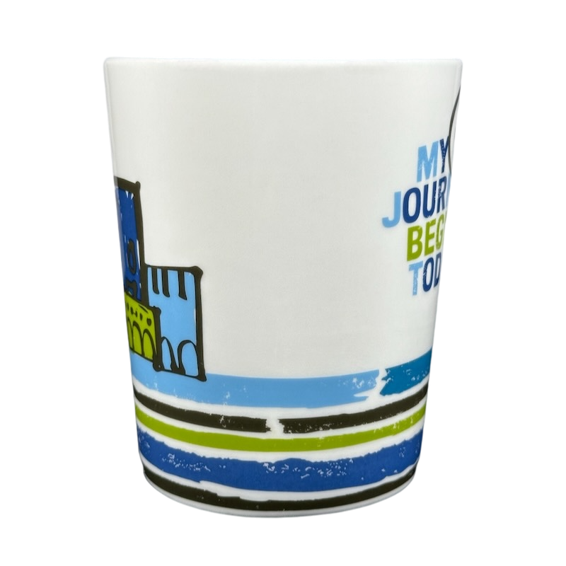 My Journey Begins Today Scooter 14oz Mug 2008 Starbucks