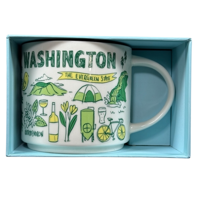 Been There Series Across The Globe Collection Washington 14oz Mug 2018 Starbucks