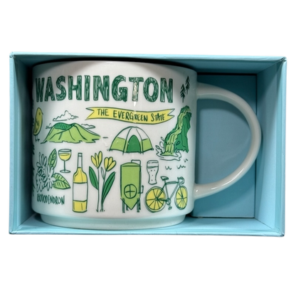 Been There Series Across The Globe Collection Washington 14oz Mug 2018 Starbucks