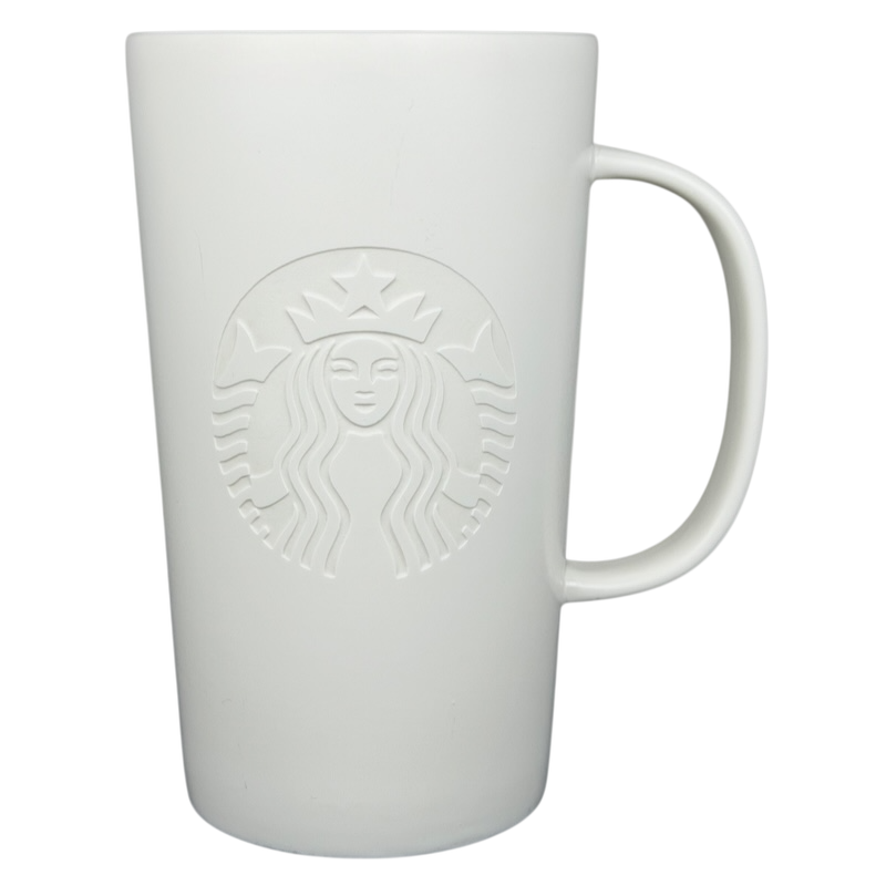 Etched Siren White 16oz Mug 2014 Starbucks