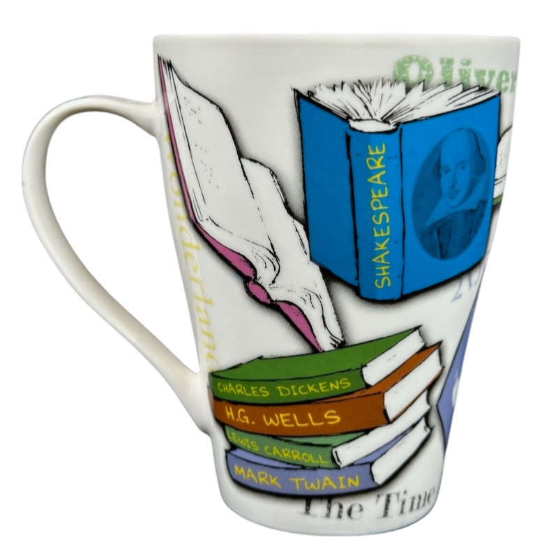 Literary Titles & Famous Authors Novel-Tea Mug Paul Cardew