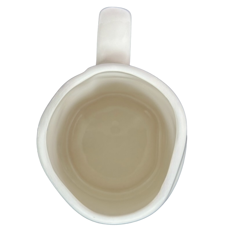 Rae Dunn Artisan Collection JEN Name Mug Cream Inside Magenta