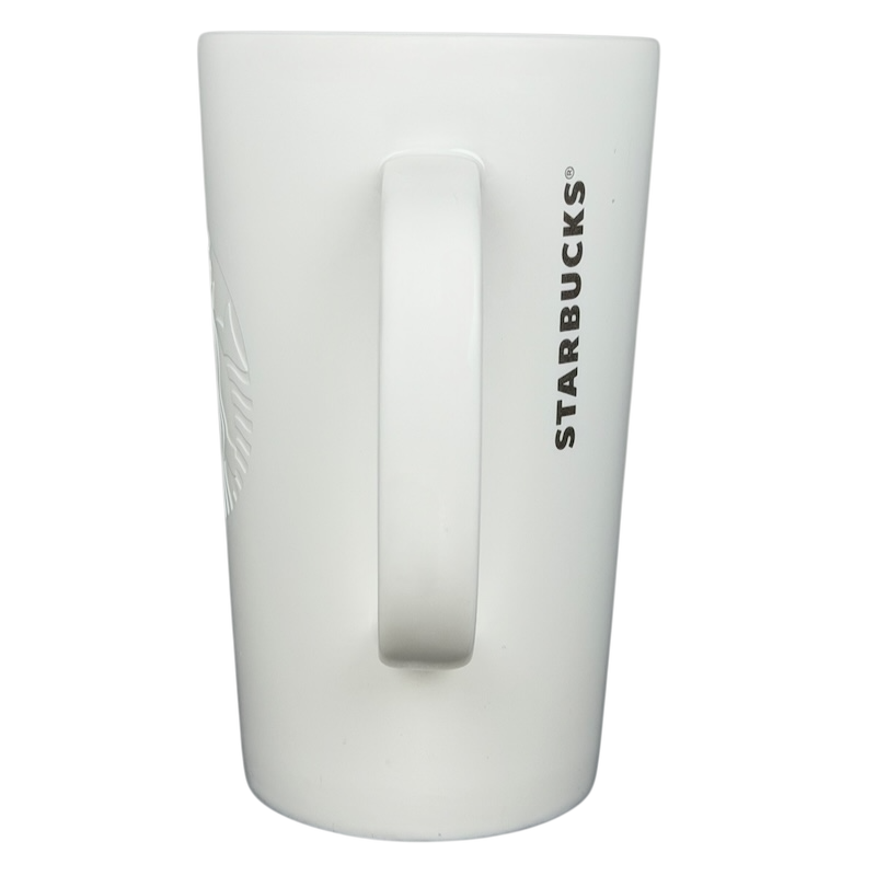 Etched Siren White 16oz Mug 2014 Starbucks