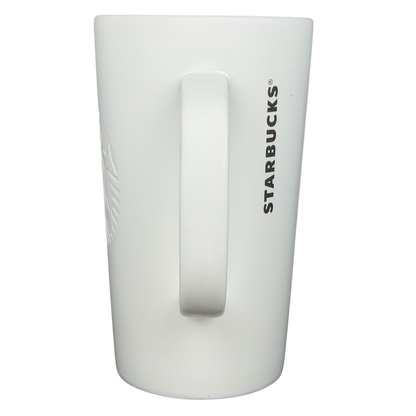 Etched Siren White 16oz Mug 2014 Starbucks