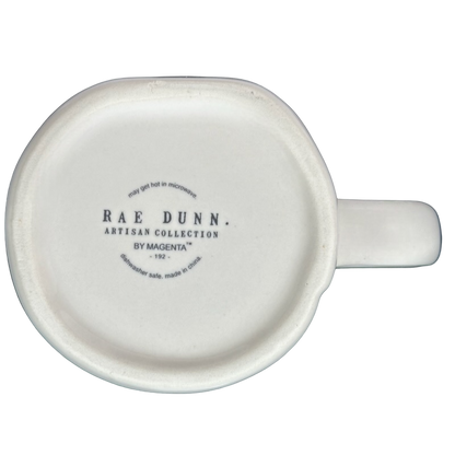 Rae Dunn Artisan Collection JEN Name Mug Cream Inside Magenta