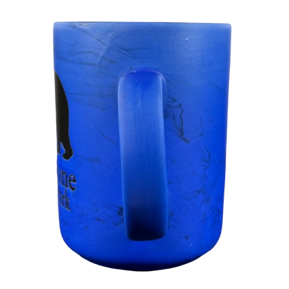 Yellowstone National Park Bear Etched Marble Blue Mug