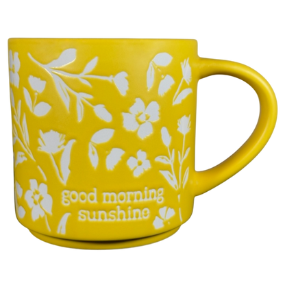 Good Morning Sunshine Etched Floral Mug Threshold