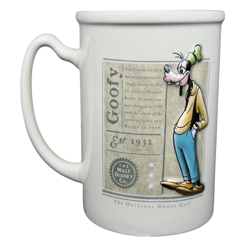 Goofy Biography "The Original Goofy Guy!" Embossed Mug Disney