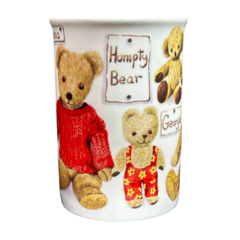 My Favorite Teddies Mister Bear Elmo Humpty Bear George Percy Mug Roy Kirkham